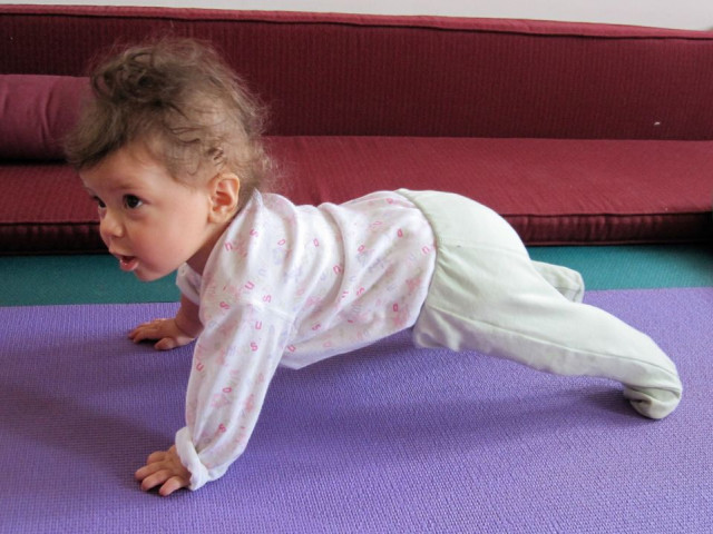 Baby and me yoga Thursdays 1-2 Roundhouse Community Centre