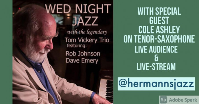 LIVESTREAM ONLY: Tom Vickery Trio w. Special Guest Cole Ashley