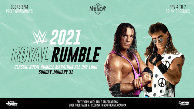 WWE LIVE AT THE AMERICAN: ROYAL RUMBLE 2021