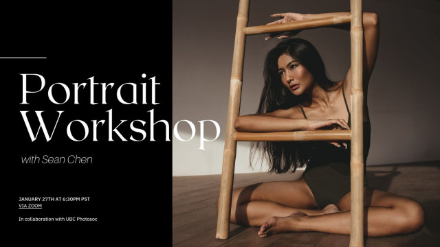 Portrait Photography with Sean Chen! (FREE EVENT - Club Expo)