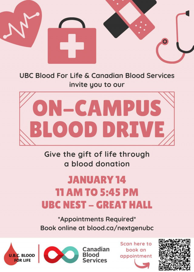 On-Campus Blood Drive!