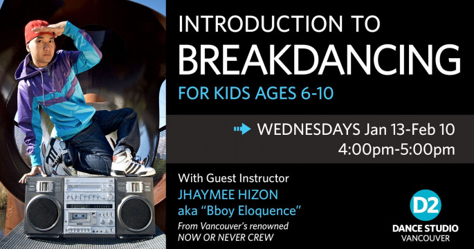 Breakdancing Classes for Kids (Ages 6-10)
