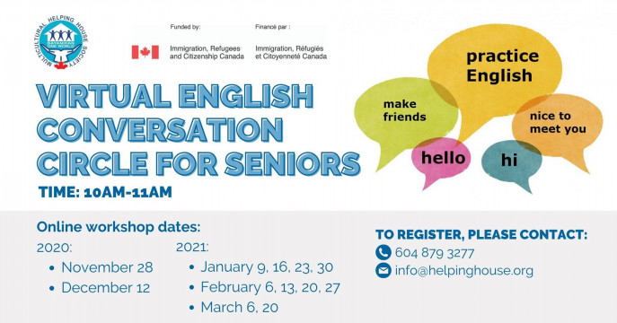 Virtual English Conversation Circle for Seniors